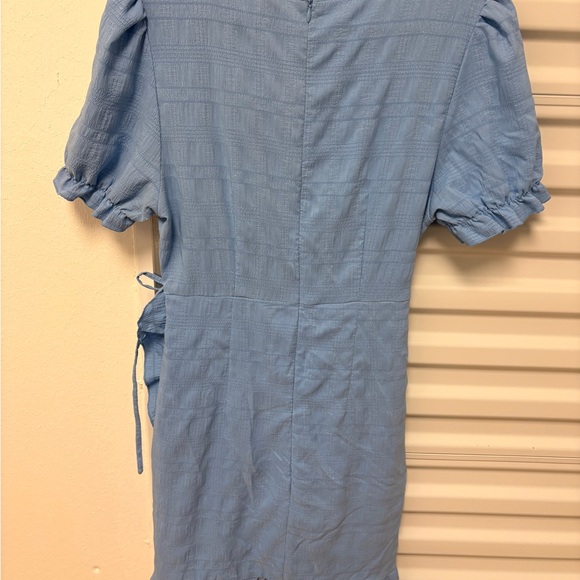 Shien Women’s Blue Short Sleeve Summer Dress Sz large - Picture 3 of 6